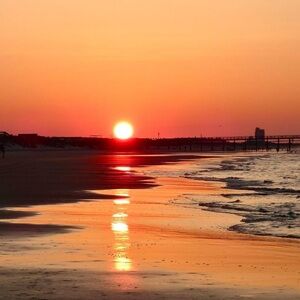 Sunset Beach Canvas Art